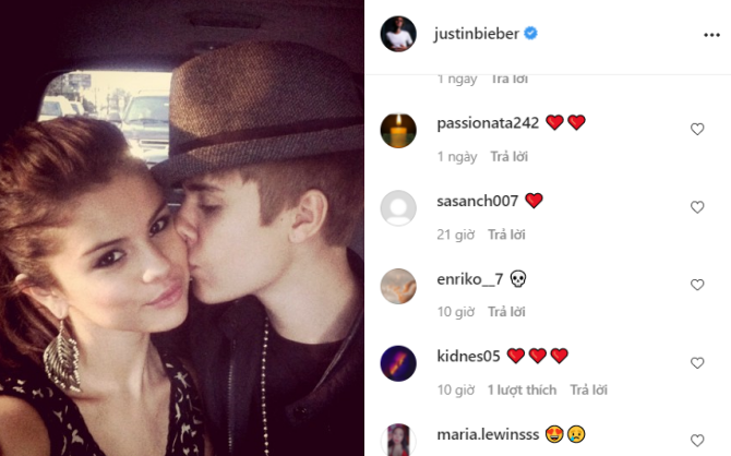 Sau 10 năm Justin Bieber vẫn giữ ảnh hôn tình cũ Selena trên Instagram dù đã cưới Hailey, fan cặp đôi vẫn làm 1 điều mỗi ngày