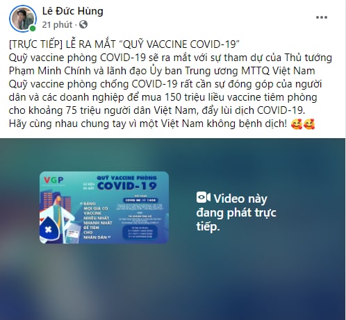 Cả showbiz và dàn KOLs Việt hướng về buổi ra mắt Quỹ vaccine phòng Covid-19, chuyển khoản nóng đóng góp hàng trăm triệu đồng - Ảnh 17.