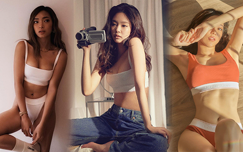 Cùng diện loạt nội y từ Calvin Klein, liệu Jennie có lấn át được &quot;nội công&quot; vòng 1 của dàn It Girl xứ Việt?