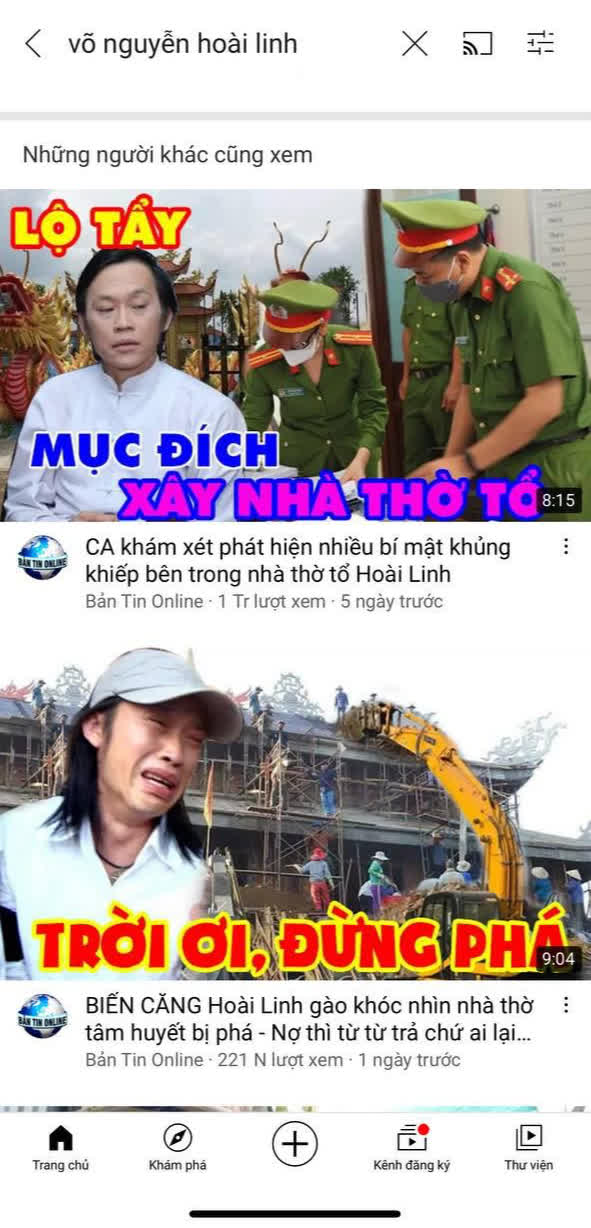 Hàng loạt kênh YouTube đưa thông tin thất thiệt về Hoài Linh, hút về cả triệu lượt xem - Ảnh 2.