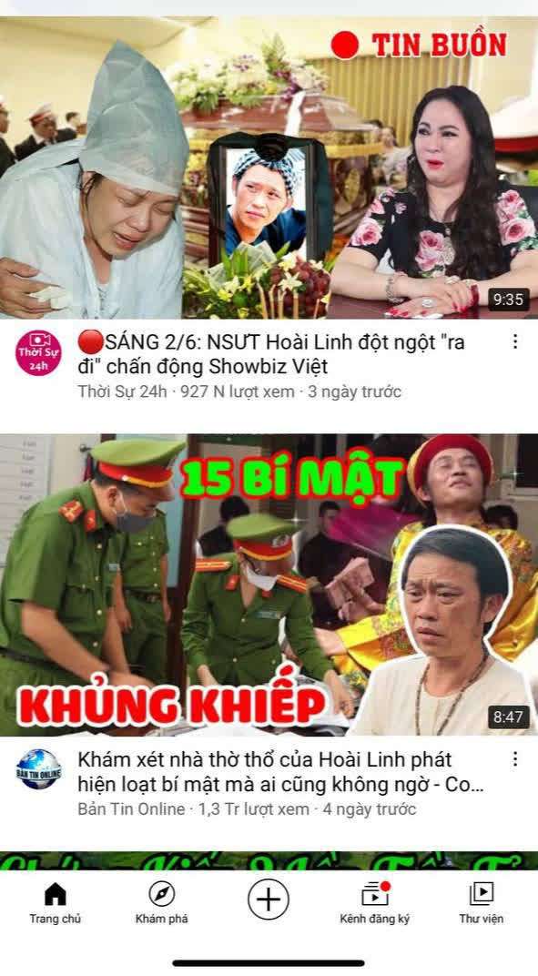 Hàng loạt kênh YouTube đưa thông tin thất thiệt về Hoài Linh, hút về cả triệu lượt xem - Ảnh 4.