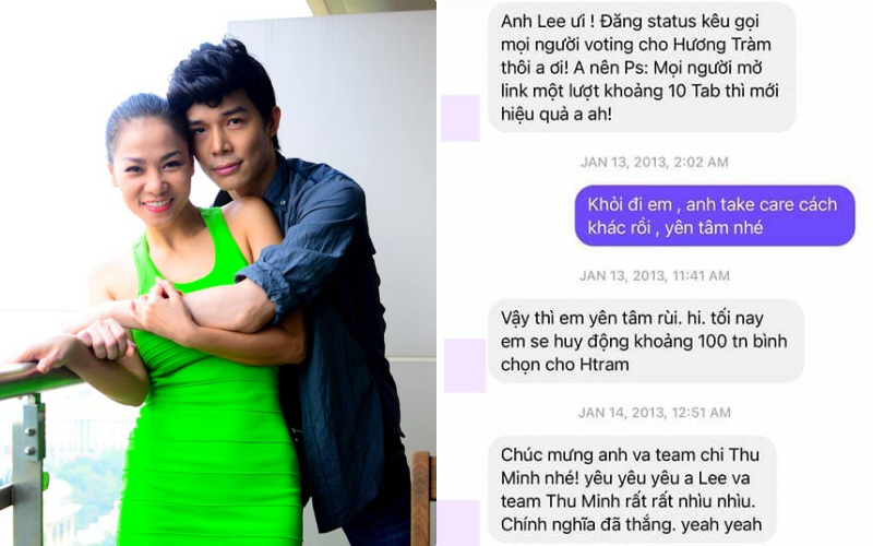 Nathan Lee tung tin nhắn chứng minh từng hỗ trợ team Thu Minh đưa Hương Tràm lên ngôi tại The Voice, còn đặt mật khẩu wifi là tên đàn chị
