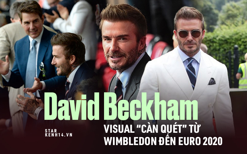 David Beckham &quot;càn quét&quot; từ Wimbledon đến Euro: Lên đồ biến sự kiện thành sàn diễn, visual đỉnh cao đè bẹp Tom Cruise - Ed Sheeran