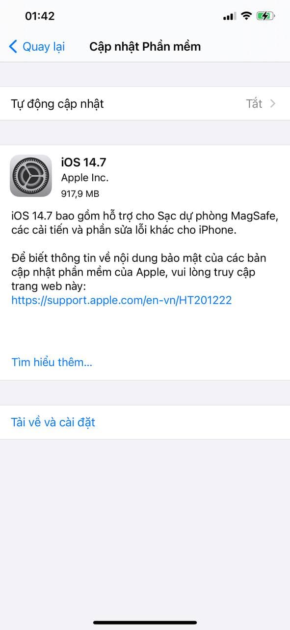 Apple tung bản cập nhật iOS 14.7, người dùng cần cập nhật ngay - Ảnh 1.