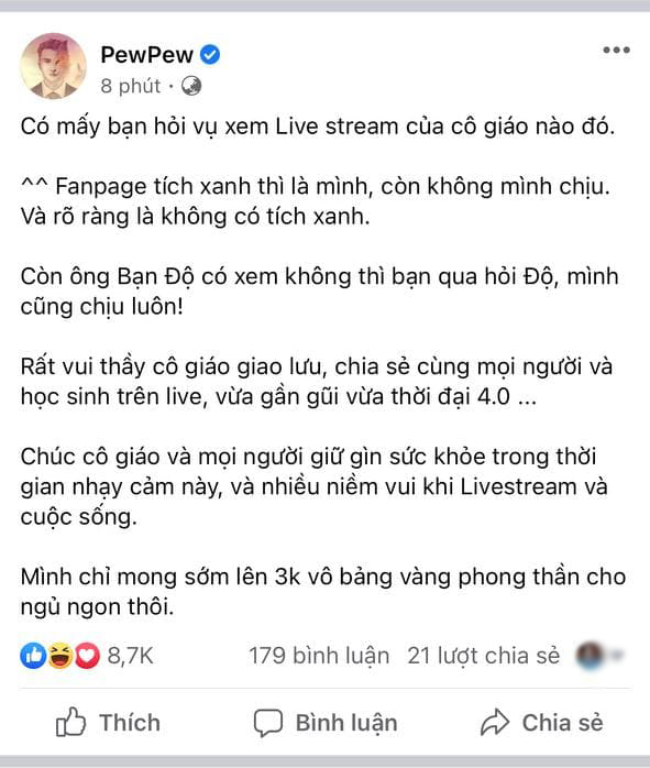 Độ Mixi, PewPew cắm rễ xem livestream, không ai có thể thoát khỏi sức hút của cô giáo dạy Vật lý hot nhất mạng xã hội, thực hư thế nào? - Ảnh 4.