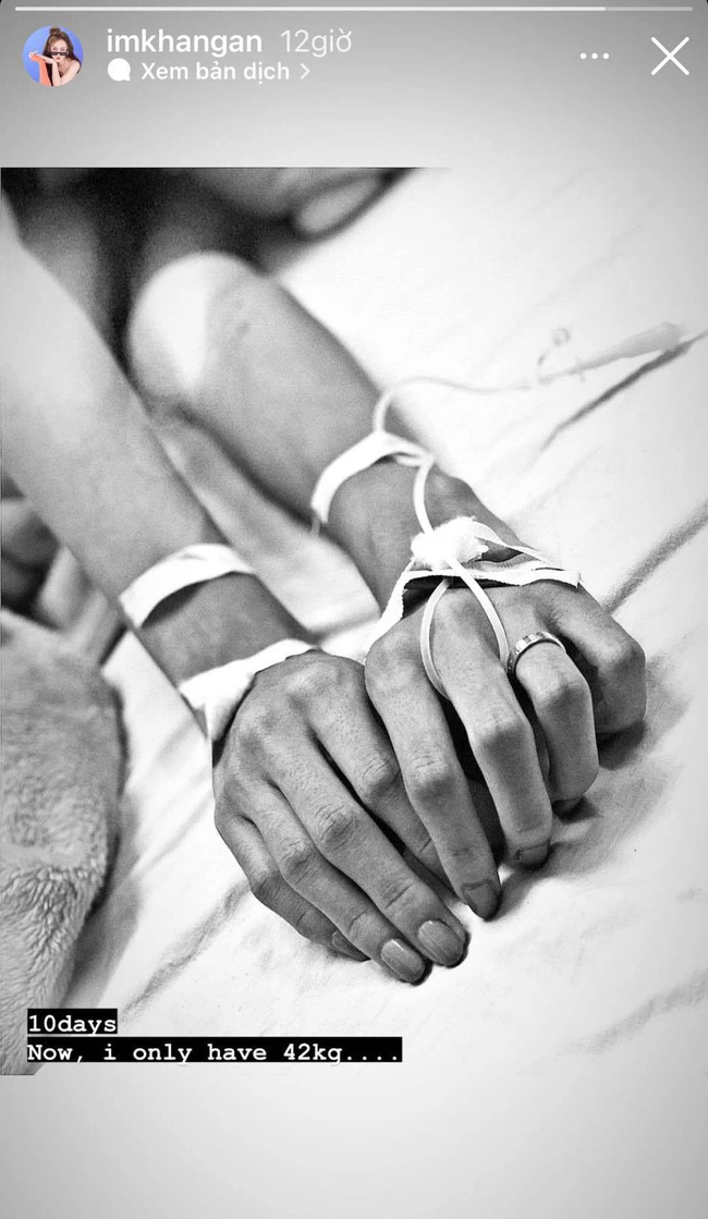 Khả Ngân đã xuất viện sau khi bị sốt cao và ho ra máu, lần đầu lộ diện sau thời gian giảm chỉ còn 42kg - Ảnh 3.