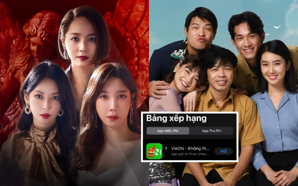 Vượt gần 200 đối thủ, VieON trở thành ứng dụng xem phim Top 1 trên App Store Việt Nam