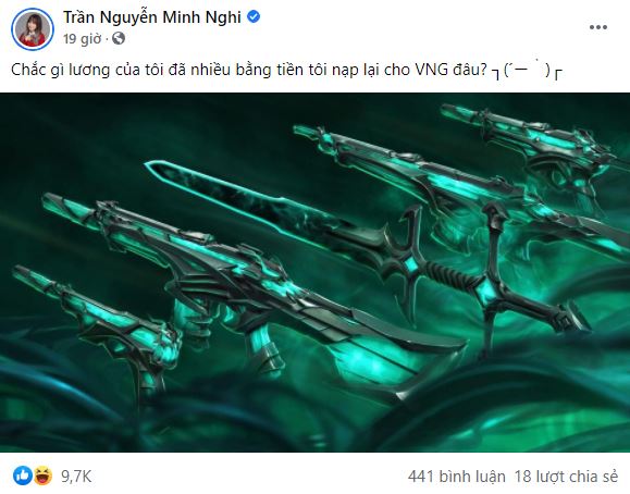 Đi làm vì đam mê, Minh Nghi nướng sạch lương để nạp game - Ảnh 1.