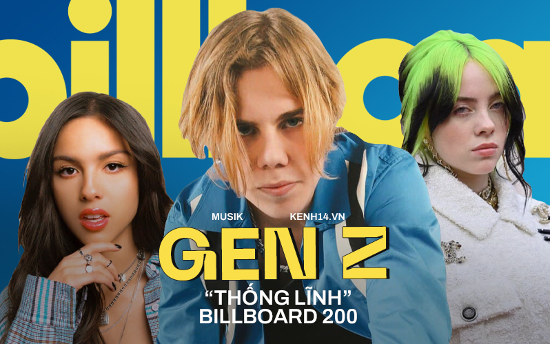Lần đầu tiên trong lịch sử có 3 nghệ sĩ sinh sau năm 2000 thống trị top 3 BXH Billboard 200, thời của Gen Z đến rồi!