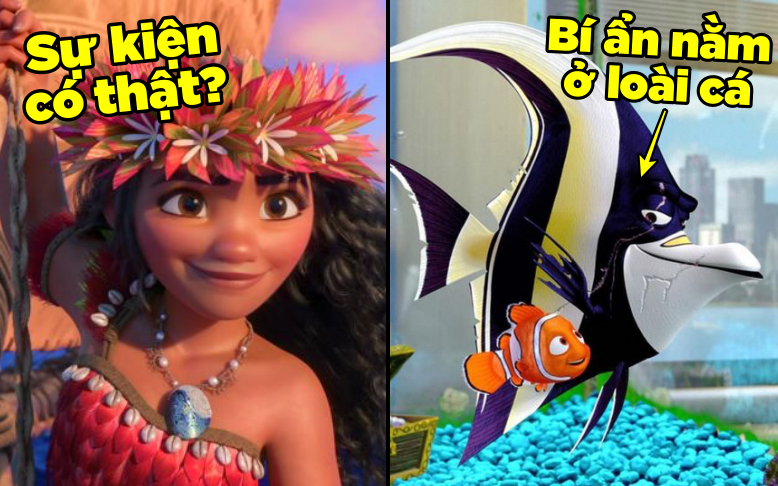 6 điểm cho thấy Disney chi tiết đến sợ: Moana dựa trên bí ẩn có thật, nhân vật Finding Nemo cũng ẩn chứa sự thực đằng sau!