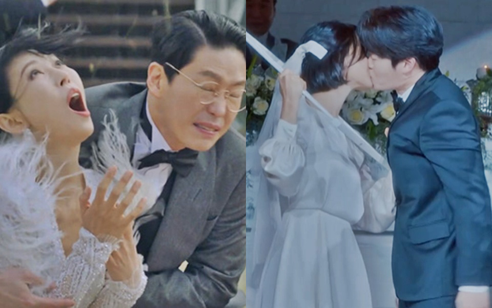 Cười bể bụng với 3 đám cưới có 1-0-2 ở phim Hàn: Hôn lễ bị thổi bay trong Penthouse thành huyền thoại meme