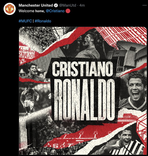 Giữa cơn bão mừng “Ronaldo trở về”, cộng đồng mạng phát hiện Instagram chính thức của MU bơ đẹp CR7? - Ảnh 1.