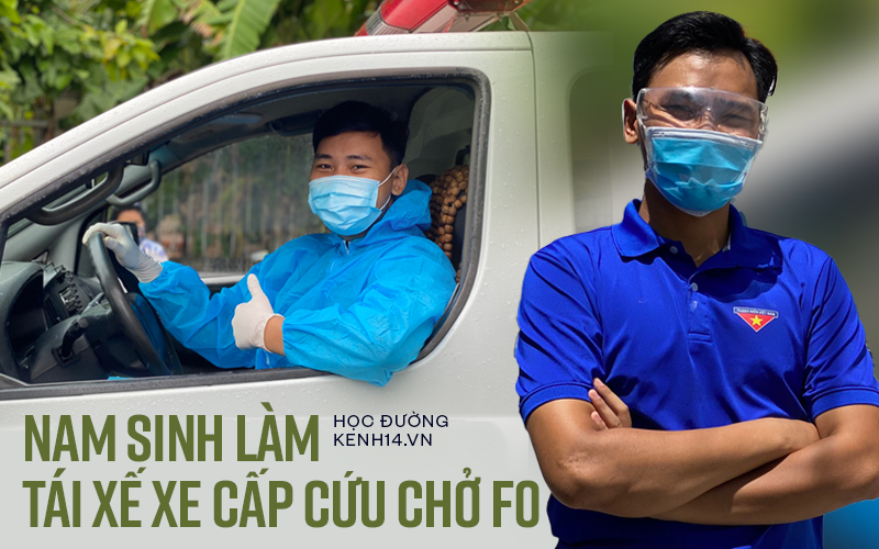 Nam sinh tình nguyện làm tài xế cấp cứu chở F0, có ngày chở cả trăm ca: &quot;Lái xe thì dễ nhưng lái xe cấp cứu lại là 1 chuyện khác!&quot;