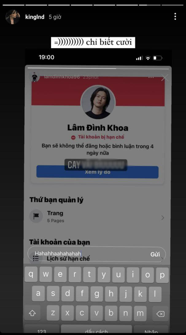 Rambo Cao Lãnh bị Facebook sờ gáy, cấm đăng và bình luận, Linh Ngọc Đàm cười như được mùa? - Ảnh 3.