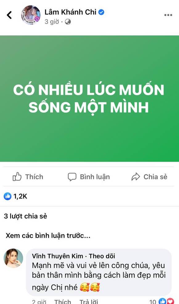 Đang hạnh phúc bên ông xã kém 8 tuổi, Lâm Khánh Chi bất ngờ tuyên bố muốn sống một mình, chuyện gì đây? - Ảnh 2.