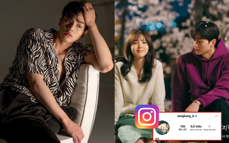Dù bị chê tới tấp, trai hư Song Kang vẫn khiến chị em &quot;mlem&quot; nhiệt tình, nhìn qua con số trên Instagram là rõ ngay!