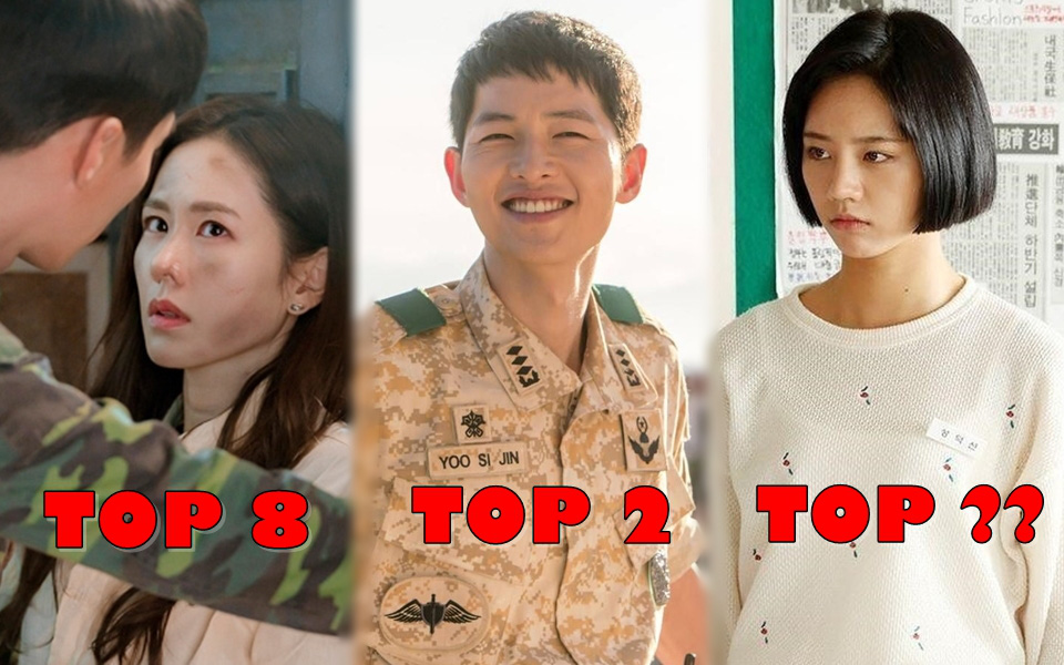 Hậu Duệ Mặt Trời &quot;ngang ngược&quot; lọt top 2 trên BXH trending Việt Nam, Reply 1988 và loạt phim cũ cũng lũ lượt góp vui