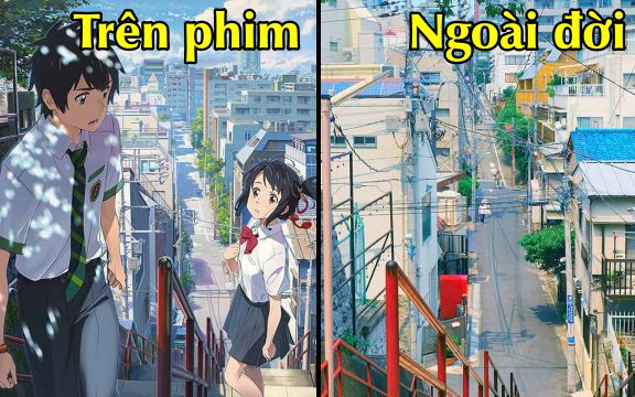 U mê chùm ảnh các địa điểm nổi tiếng Nhật Bản lên anime Your Name: Vẻ đẹp nao lòng không khác gì đời thực!