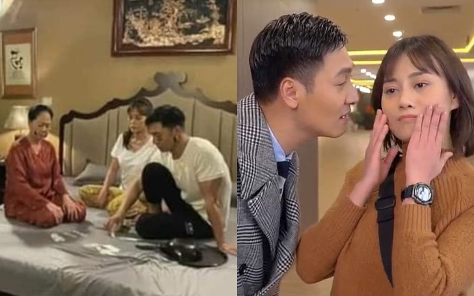 Lộ ảnh Nam làm dâu nhà Long, còn bị mẹ chồng hạnh họe vì rủ bà nội đánh bài ở Hương Vị Tình Thân?