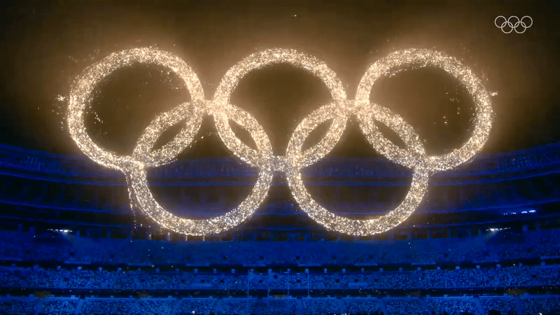 Sự thật về khoảnh khắc đẹp nhất Lễ Bế mạc Olympic Tokyo 2020: Khán giả xem trực tiếp hụt hẫng vì tối thui, có nhìn thấy gì đâu! - Ảnh 3.