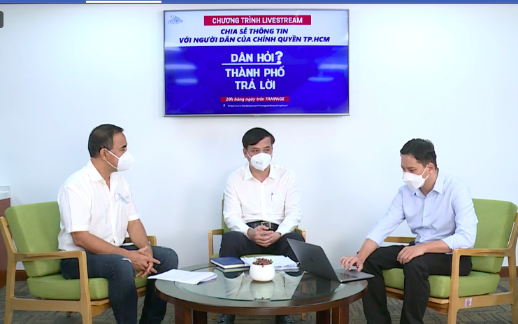 Livestream "Dân hỏi thành phố trả lời": Tại sao không hỗ trợ người dân về quê để giảm gánh nặng cho TP.HCM; có tiếp tục giãn cách sau 30/9?