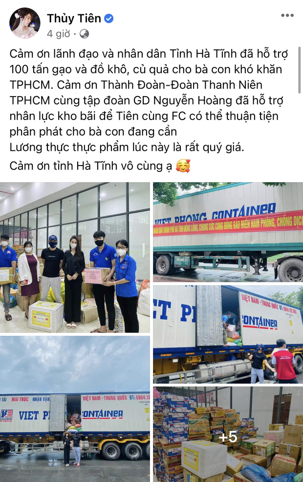 3 lần vợ chồng Thuỷ Tiên bị tố nhận vơ đóng góp của mạnh thường quân: Tình ngay lý gian, chính chủ giải thích thế nào? - Ảnh 5.