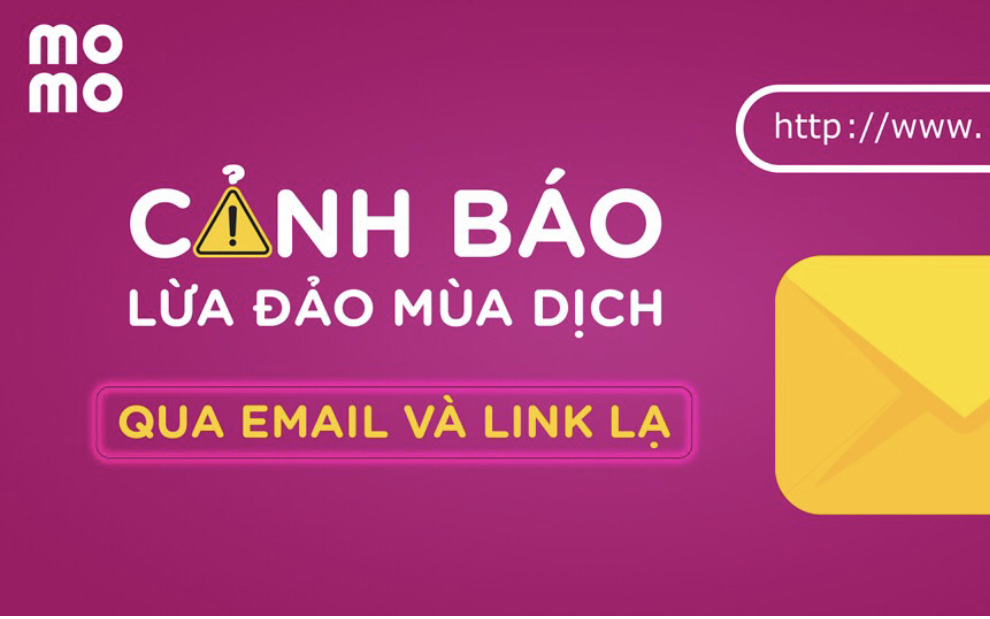 Ví MoMo phát cảnh báo chiêu trò lừa đảo bằng email, khuyến cáo 3 điều cần lưu ý tới người dùng