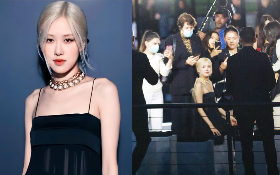 Rosé có công mặc sexy chịu đựng cái lạnh 14 độ tại Paris thì fan cũng góp sức hát vang On The Ground tưởng đang đi concert