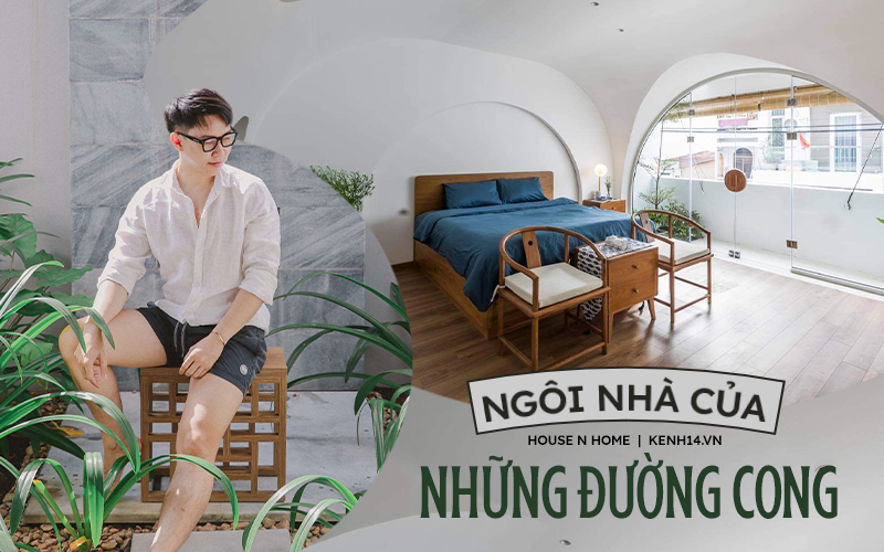 Giám đốc sáng tạo xây lại căn nhà tổ, kiến trúc toàn đường cong uốn lượn với &quot;cực phẩm&quot; cầu thang vàng xoắn mềm mại như dải lụa