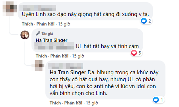 Uyên Linh song ca Thanh Lam bị netizen thẳng thừng nhận xét: Non nớt, như bị nuốt sống - Ảnh 8.