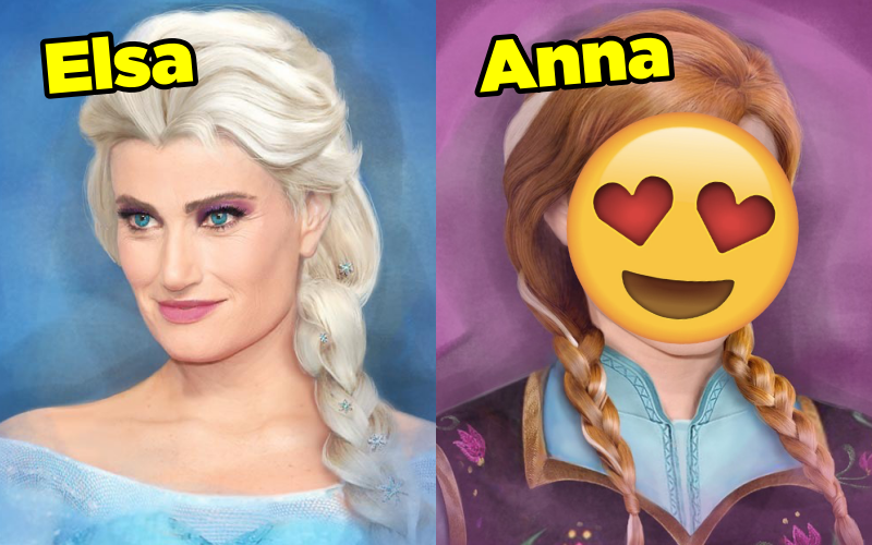 Ngất ngây dàn nhân vật Disney với nhan sắc của diễn viên lồng tiếng: Elsa đẹp xuất sắc, nhưng cô em gái Anna mới gọi là &quot;giống y bản gốc&quot;!