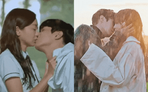 5 nụ hôn của Kim Da Mi - Choi Woo Sik ở Our Beloved Summer: Dù dầm mưa ướt sũng hay lê lết vỉa hè vẫn đẹp như mơ