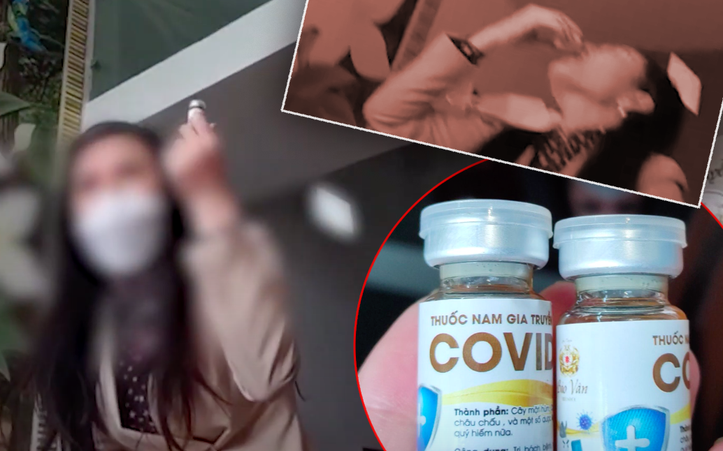 Phóng sự: “Choáng” với lời quảng cáo “thuốc chữa Covid-19 gia truyền 4 đời” ở Hà Nội có khả năng trị… siêu virus, uống 2 lần thoải mái bỏ khẩu trang