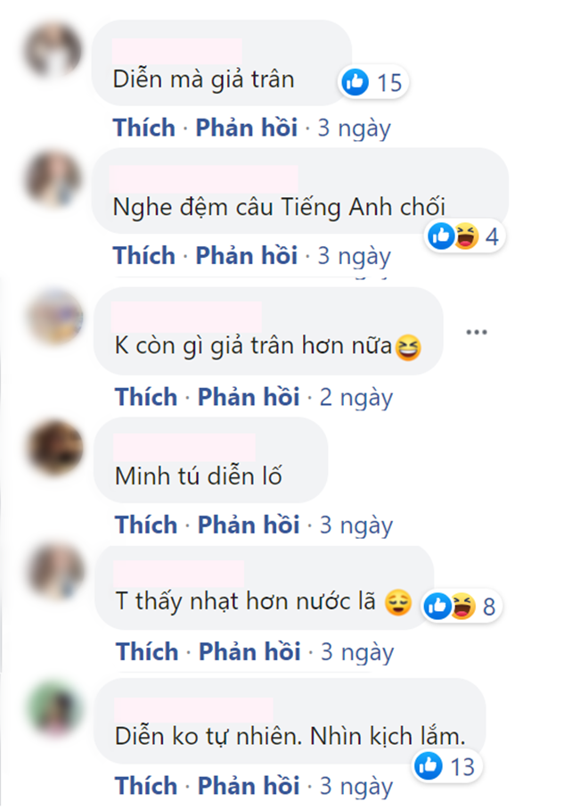 Minh Tú bị chê diễn giả trân ở phim của Minh Hằng, đã thế còn nói chuyện chêm tiếng Anh nghe mà phát bực? - Ảnh 5.