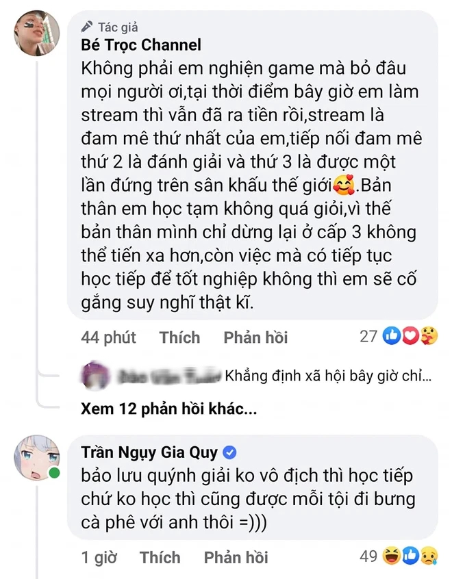 Thần đồng Liên Quân 2k5 ngỏ ý muốn bỏ học theo đuổi đam mê, Turtle đưa ra lời khuyên khiến ai nấy đề phải gật gù - Ảnh 4.