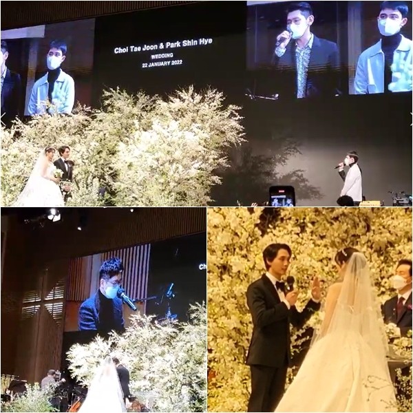 Siêu đám cưới Park Shin Hye: Cô dâu chú rể hôn nồng cháy, Hong Ki hát nhạc phim The Heirs, Lee Min Ho, Kim Bum và dàn sao khủng lộ diện - Ảnh 20.