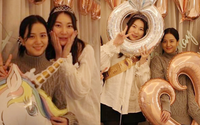 Nữ thần đẹp nhất Kpop Jisoo (BLACKPINK) đến dự sinh nhật nhân viên ekip, ai dè lộ hết nhan sắc thật rồi còn đâu!