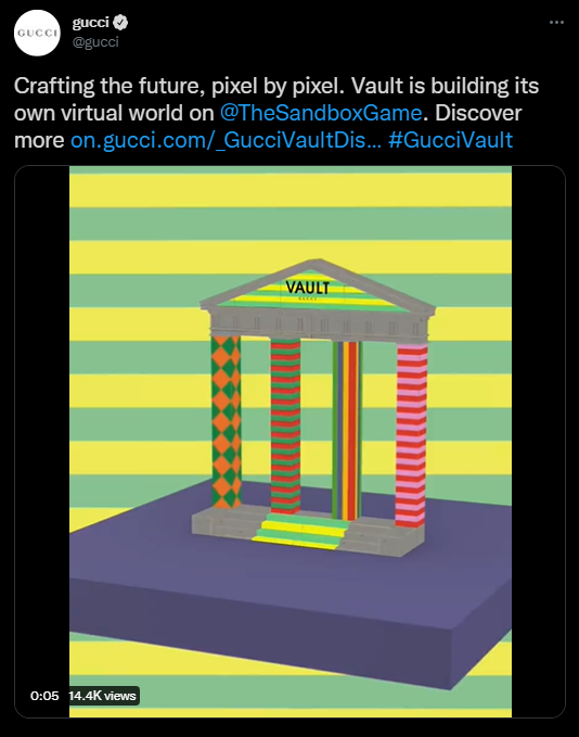 Đế chế thời trang Gucci mua đất ảo trên The Sandbox, chính thức đặt chân vào lĩnh vực Metaverse - Ảnh 1.
