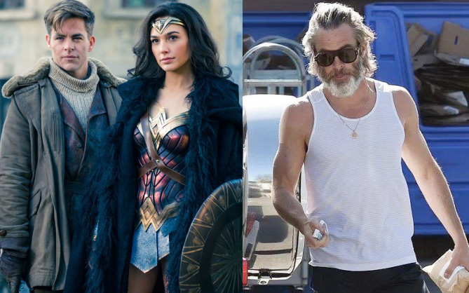Trời ơi không thể nhận ra nam thần Wonder Woman: Soái ca Chris Pine như ông lão U70, còn đâu vẻ đẹp lãng tử hớp hồn nghìn người