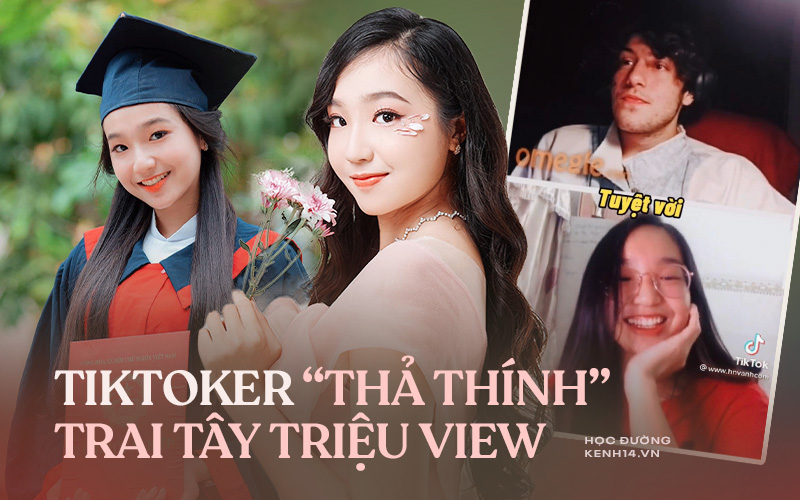 Nữ sinh hút 5,3 triệu view khi &quot;thả thính&quot; Tiếng Anh với trai Tây: Tự tạo cách học mới &quot;cực okelah&quot;, được khuyên nên thi Hoa hậu