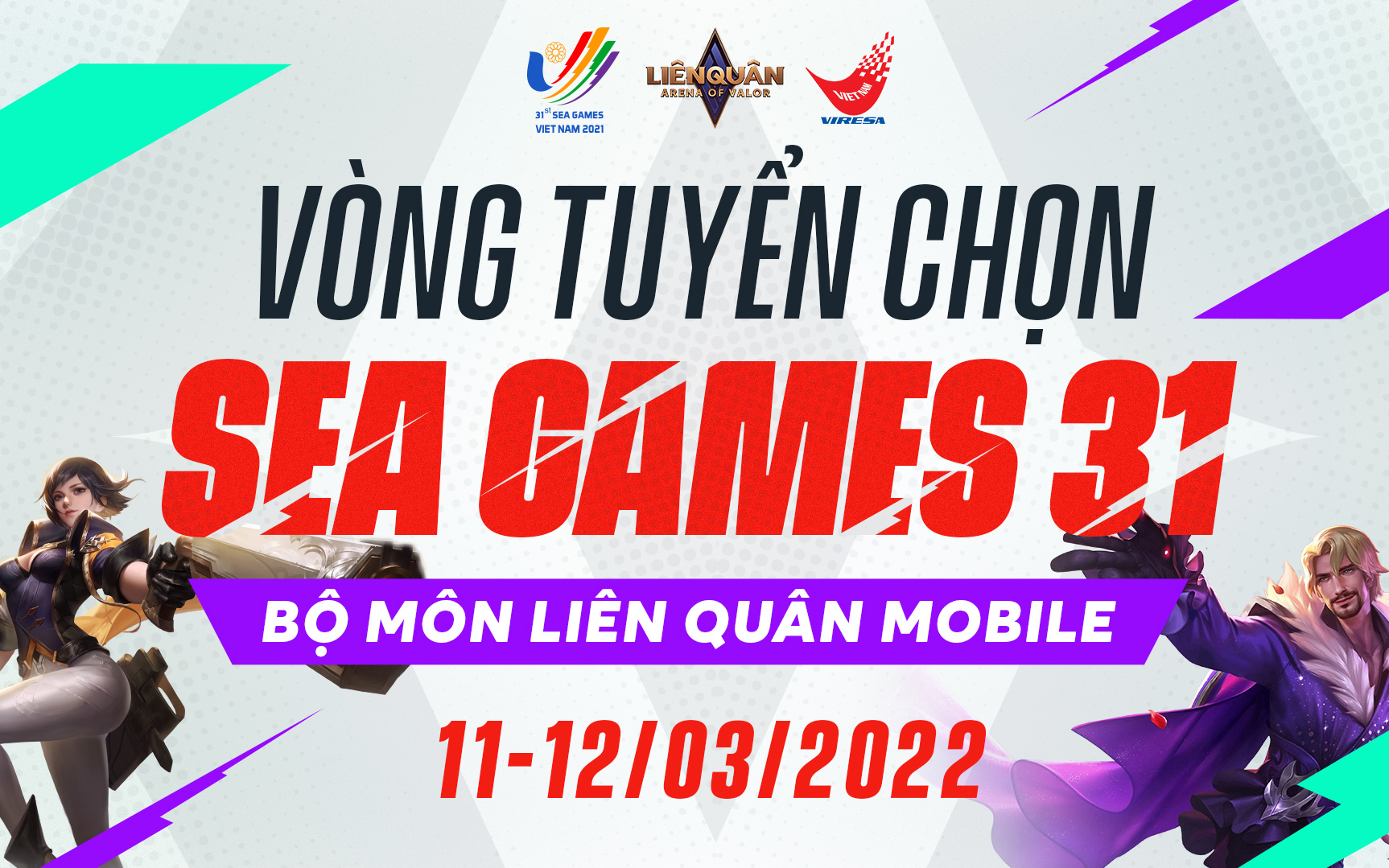 Chính thức: Liên Quân Mobile công bố thể thức tuyển chọn đội tuyển tham dự SEA Games 31