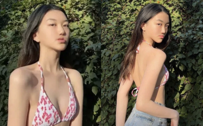 Cô con gái 15 tuổi của Vương Phi ngày càng bạo dạn: Tự tin khoe dáng với bikini, diện đồ hờ hững cùng thần thái ấn tượng
