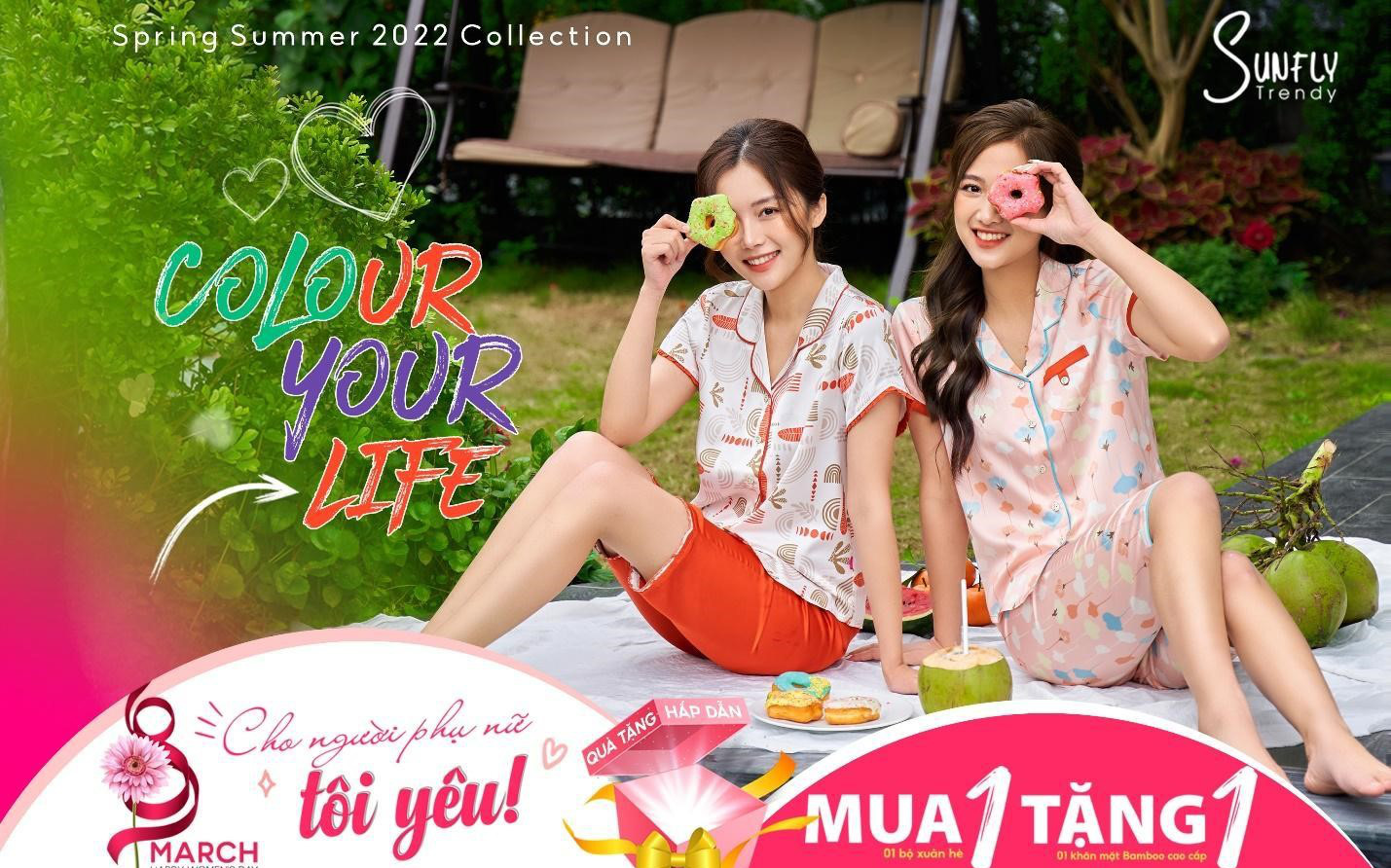 Sunfly ra mắt BST colour your life, thời trang truyền cảm hứng trong những ngày dịch