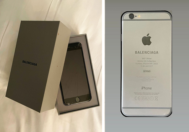 Balenciaga gửi thư mời sự kiện bằng một chiếc iPhone đời Tống vỡ nát, cộng đồng mạng đặt ra rất nhiều nghi vấn - Ảnh 3.