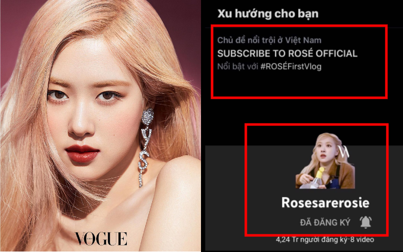 Rosé (BLACKPINK) vừa thay đổi một thứ trên kênh YouTube cá nhân, là gì mà khiến fan ngớ cả người?