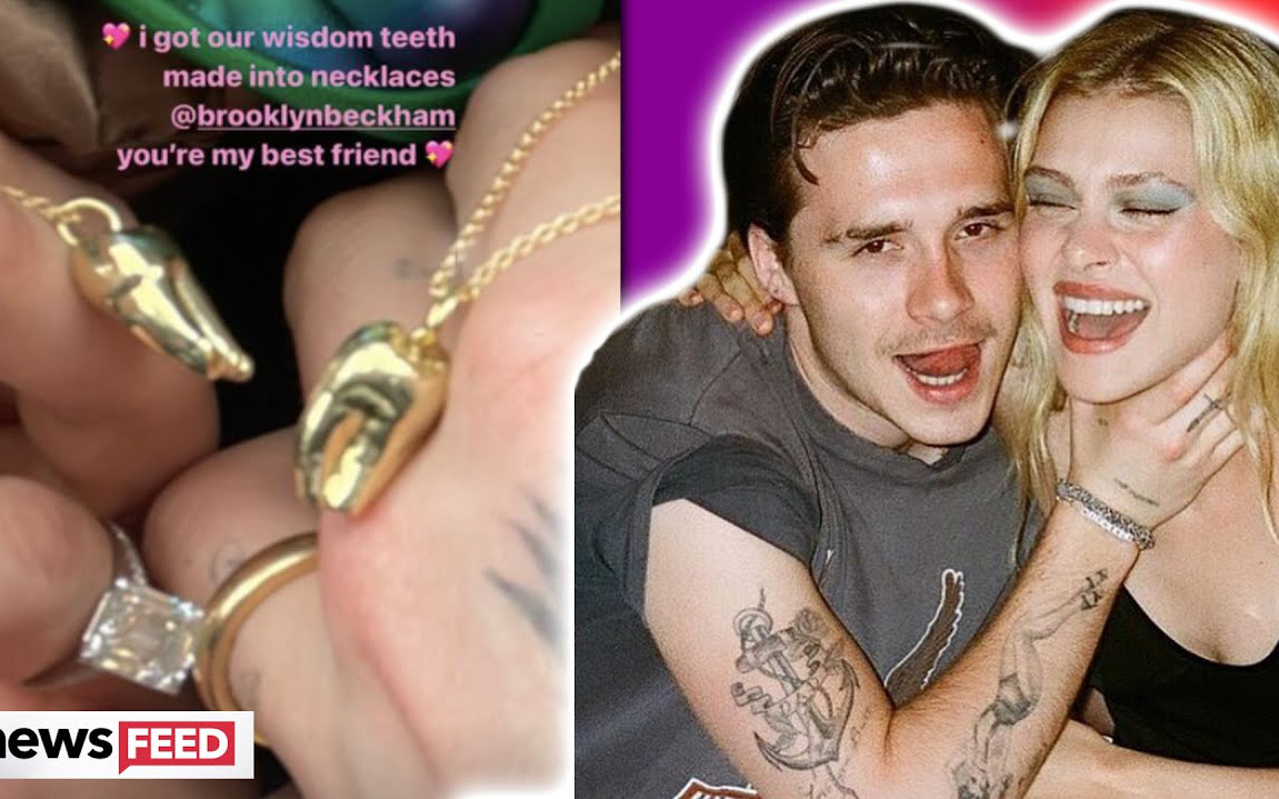 Brooklyn Beckham và vợ hé lộ sự thật gây choáng ẩn chứa trong chiếc dây chuyền này