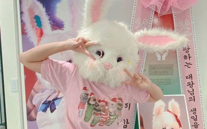 Nữ idol Kpop hoạt động 4 năm nhưng fan chưa một lần biết mặt, dùng mặt nạ thỏ làm tưởng &quot;em gái&quot; T.O.P (BIGBANG)?