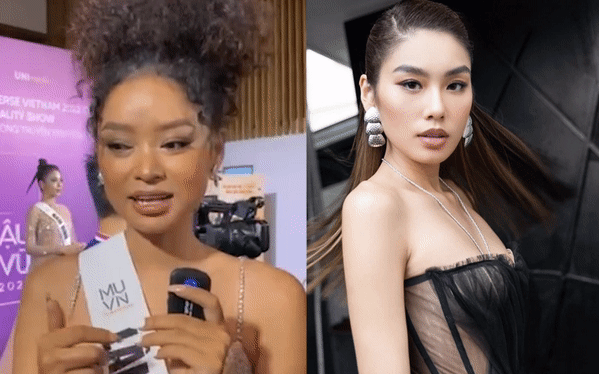 Clip: Thí sinh Hoa Hậu Hoàn Vũ chính thức lên tiếng về ồn ào thái độ với fan Thảo Nhi Lê trên livestream!