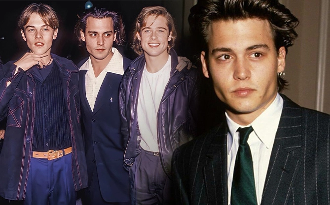 Nhớ cái thời Leonardo DiCaprio và Brad Pitt là báu vật nhan sắc, nhưng đẹp trai đến mấy cũng phải lép vế vì Johnny Depp