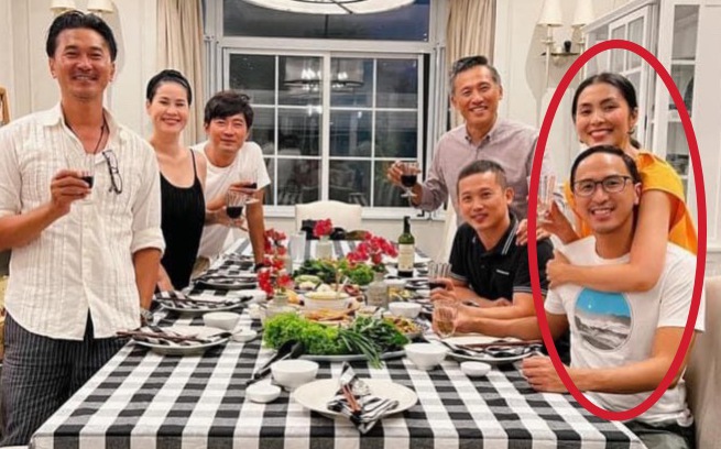 Vợ chồng Hà Tăng đi sinh nhật bạn thân lâu năm, chiếm trọn spotlight tại bữa tiệc vì hành động &quot;tình bể bình&quot;